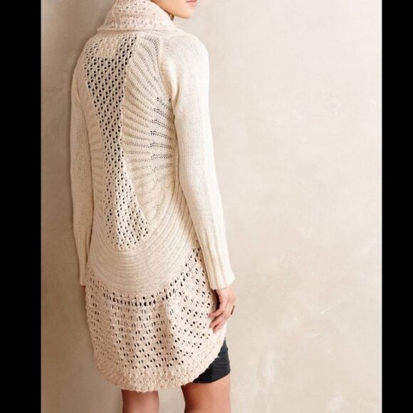 Anthropologie Deni Wool Blend Cardigan - Picture 2 of 9